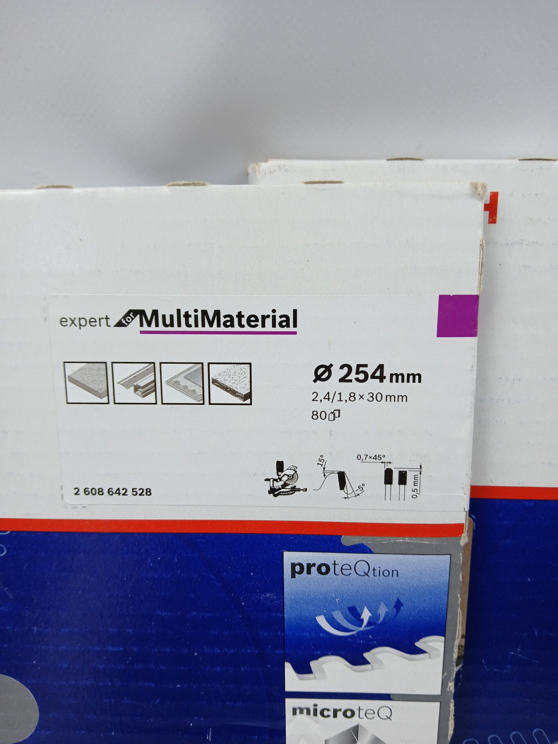 Bosch Multi Material rundsavsklinger Ø254 mm – 80 tænder – 2 stk. - Billede 2