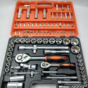 Kraftmann CT129401-1 topnøglesæt 1/4″ + 1/2″ – 94 dele