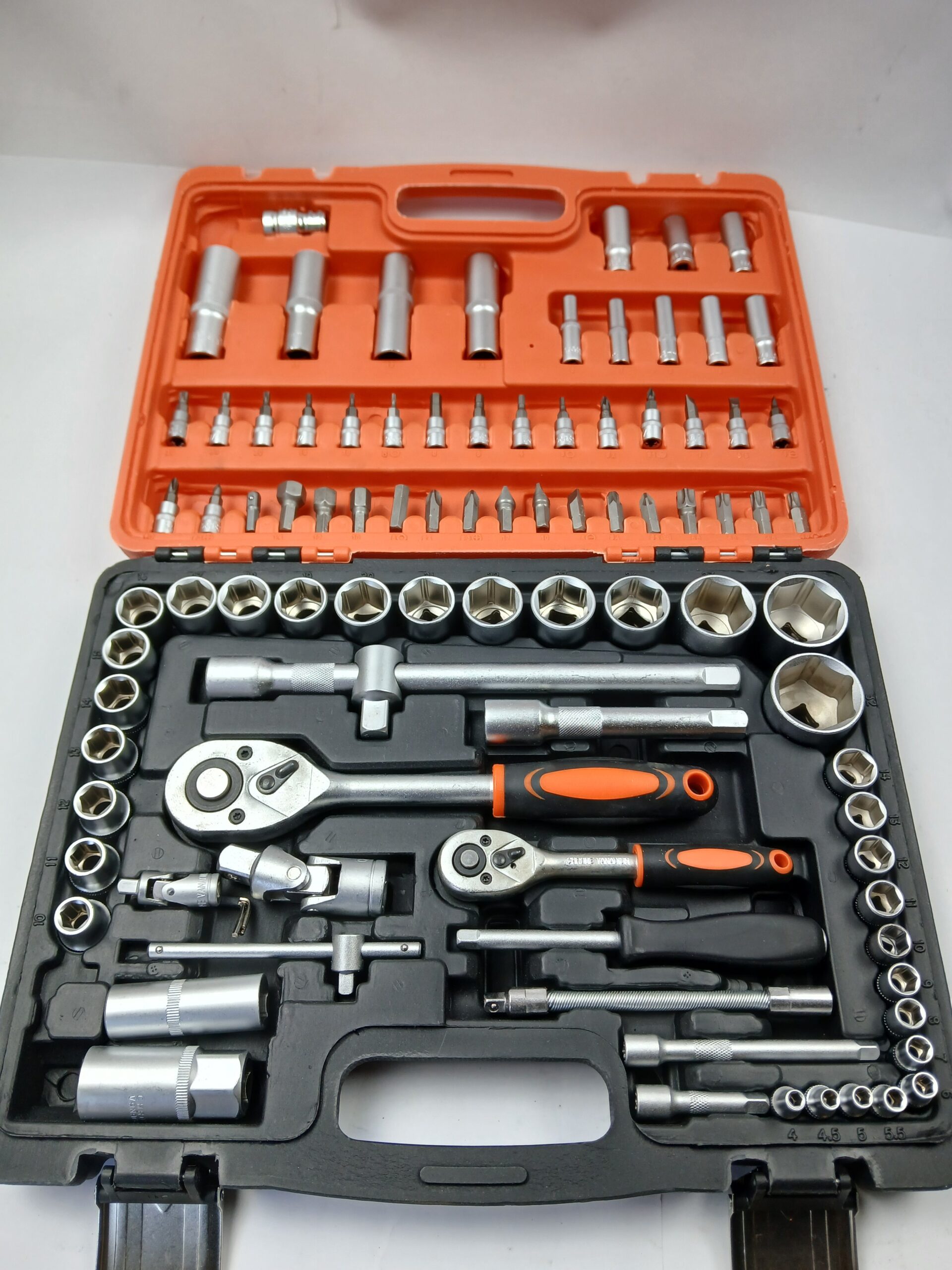 Kraftmann CT129401-1 topnøglesæt 1/4″ + 1/2″ – 94 dele