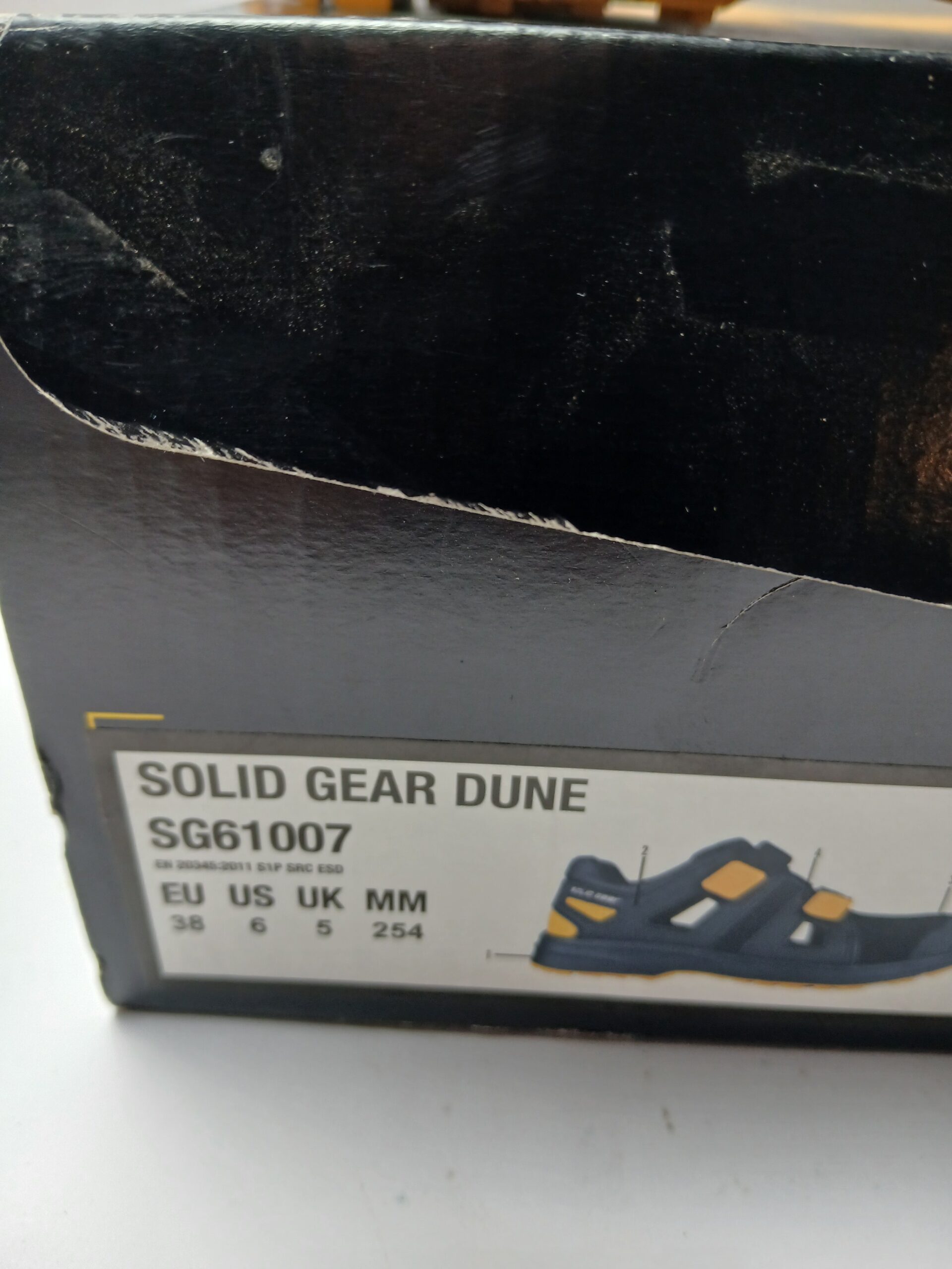 2 PAR SIKKERHEDSSKO STR. 38 – SOLID GEAR DUNE + NEW BALANCE - Billede 2