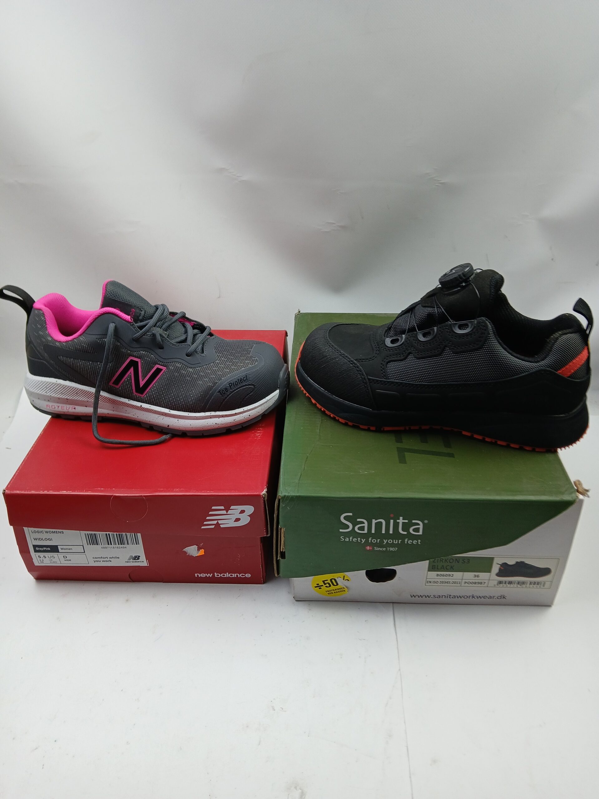 New Balance Logic Women + Sanita sikkerhedssko – str. 36